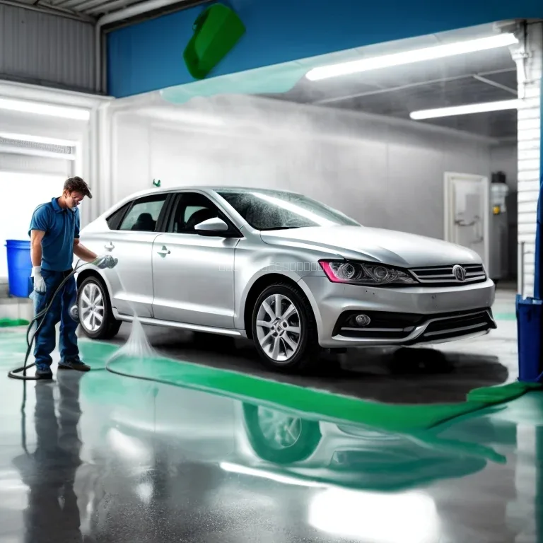 Equipo de lavado profesional en LavaHubAuto